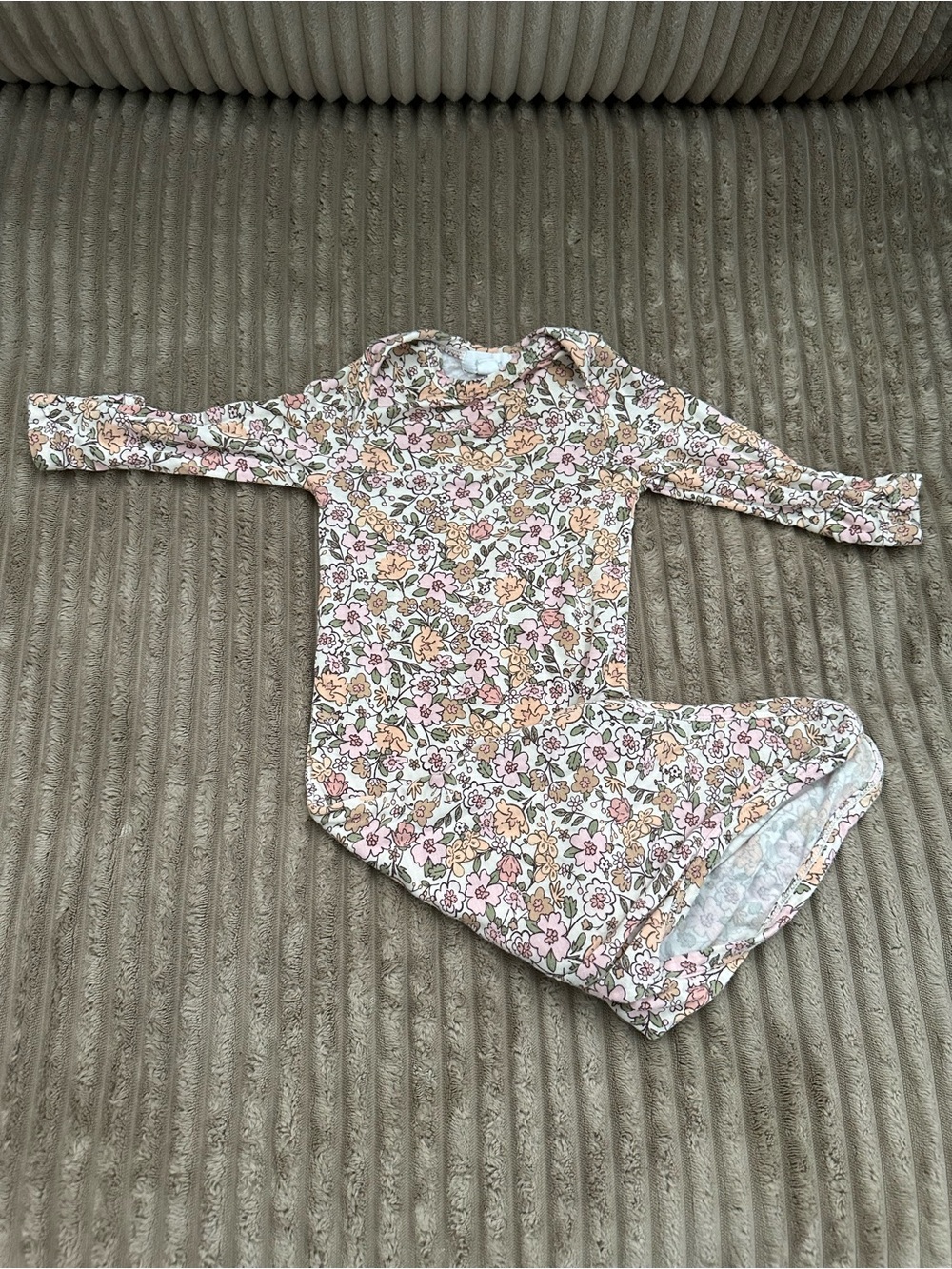 Angel dear floral knotted gown